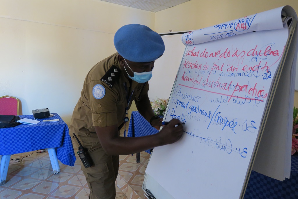 Un Police Officers In Aweil Raise Awareness On Sexual