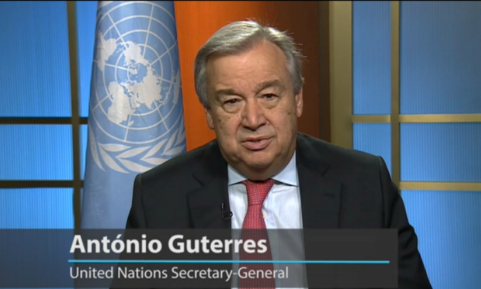 Un Secretary General Antonio Guterres Delivers An Appeal For Peace Video Unmiss