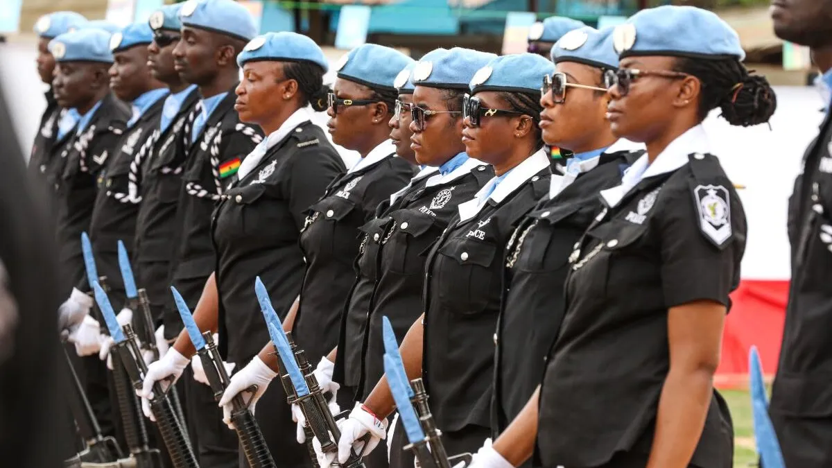 UNMISS Ghanaian Police Unit Honored With UN Medal For Their Service In UNMISS Ghanaian Police Unit Honored With UN Medal For Their Service In