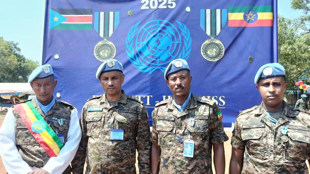 UN Peacekeeping UNMISS South Sudan Bor parade Force Commander