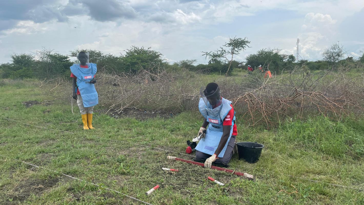 UN peacekeeping UNMAS Protection of Civilians displaced people returness Sudan conflict South Sudan