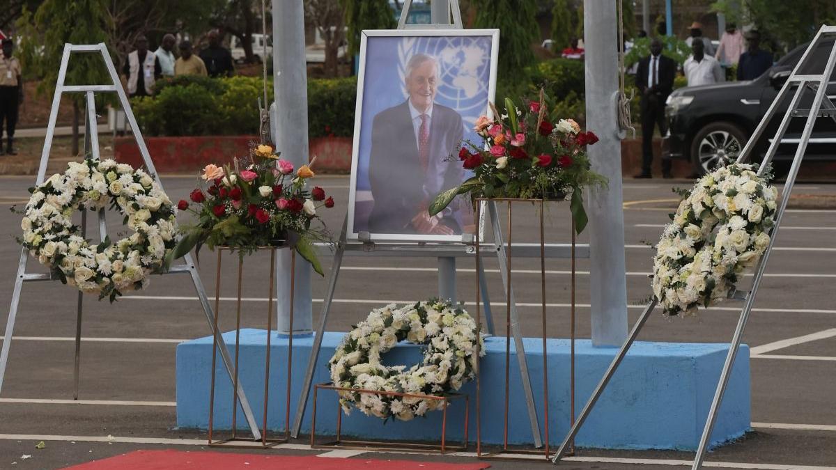 UN Peacekeeping UNMISS South Sudan late SRSG Nicholas Haysom Memorial tribute