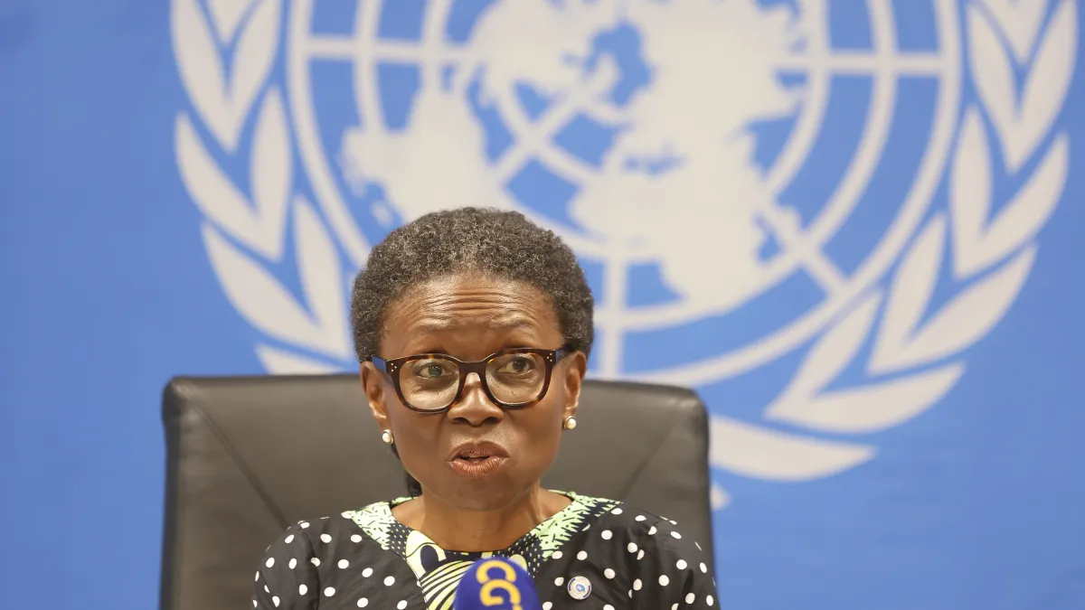 SRSG Gbeho Press conference Juba South Sudan UNMISS