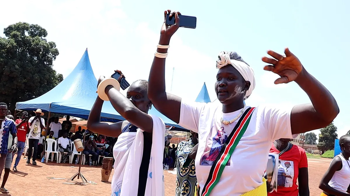 Children lead Yambio's call for peace