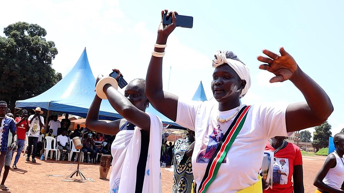 Children lead Yambio's call for peace