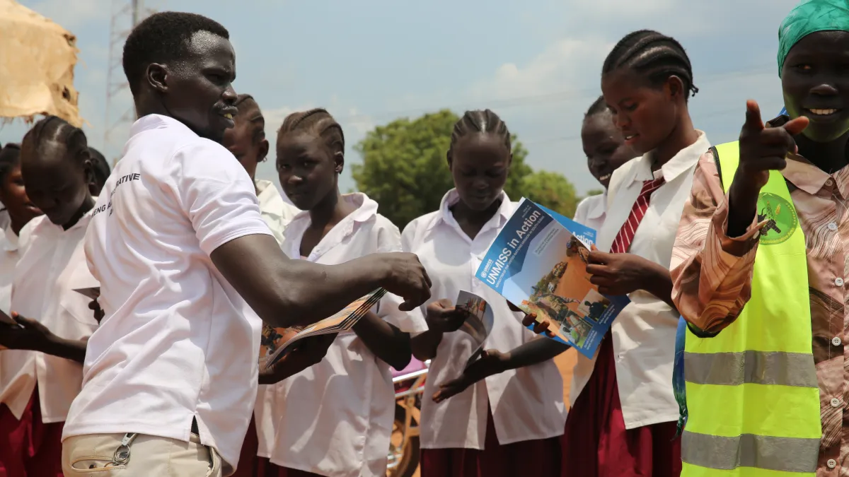 UN Peacekeeping UNMISS South Sudan Pariang Hear Us Act Now Peace