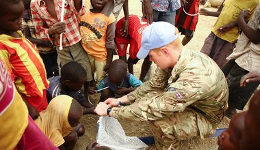 unmiss peacekeeping malakal bentiu medal parade british uk south sudan engineers 26 july 2018