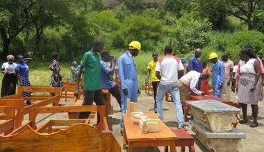 unmiss south sudan eastern equatoria state opari pajok vocational skills training youth returnees income-generating