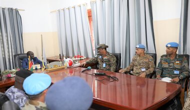 Peace South Sudan UNMISS UN peacekeeping peacekeepers elections constitution Force Commander Visit Pibor Jonglei Tension conflict resolution Lieutenant-General Mohan Subramanian