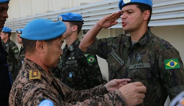Brazilian Staff Officers mark Brazil’s Independence with UN Medal Parade Ceremony