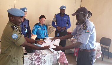 UNMISS UNPOL capacity building training SSNPS south sudan lakes rumbek peacekeeping united nations un peacekeeping 