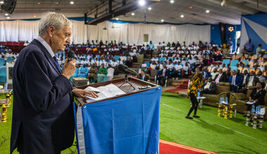 Peace South Sudan UNMISS UN peacekeeping peacekeepers elections constitution SRSG Nicholas Haysom UN Day 2023 