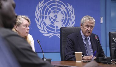 UNMISS SRSG Nicholas Haysom south sudan press conference peace security elections conflict violence humanitarian un united nations african union igad