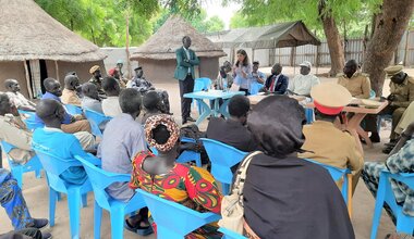 Peace South Sudan UNMISS UN peacekeeping peacekeepers development flood preventive measures mitigation preparedness