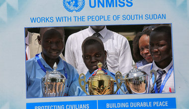 Essay winners in Juba: “If men can make good presidents, maybe women can make better presidents”