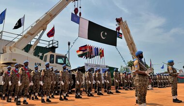 UNMISS Pakistan floods climate change bentiu south sudan united nations un peacekeeping peacekeepers 