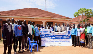 youth peace security peaceful coexistence peace south sudan warrap kuajok unmiss peacekeeping united nations