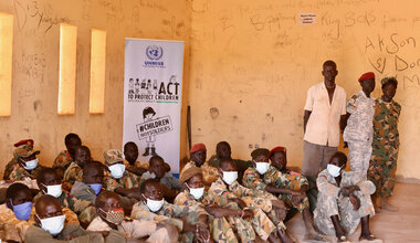 unmiss child protection child rights peace peacekeeping south sudan peacekeepers warrap kuajok
