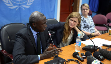 Security Council Visit to South Sudan Press Briefing - September 4 2016  Ambassador Samantha Power and Ambassador Fodé Seck