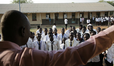 unmiss juba south sudan secondary school national exams january 2019 protection of civilians unicef transport