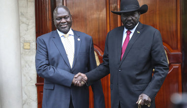 face-to-face meeting salva kiir riek machar unmiss david shearer revitalized peace agreement