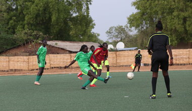 UNMISS south sudan gender equality youth women peace security sports peacebuilding juba