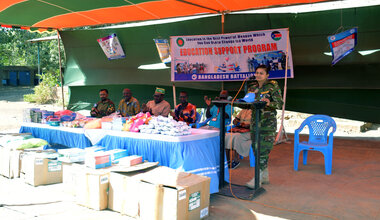 UNMISS bangladesh peacekeepers UN wau south sudan peacekeeping peacekeepers hope education