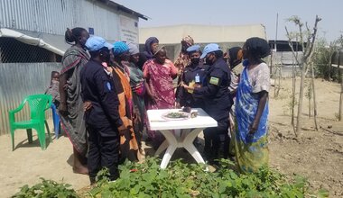 unmiss south sudan upper nile state malakal policewomen unpol network capacity building women's health food security rwanda