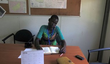 A 20 year old school girl joined peace activism in Rumbek