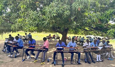 unmiss south sudan eastern equatoria torit art for peace peacekeepers day school competition boys girls peace begins with me