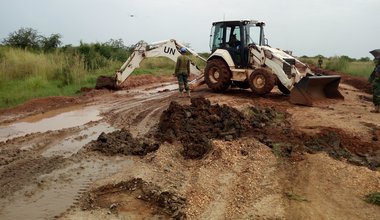 Bangladesh Engineering Company Repairs Road from Juba to Ladu