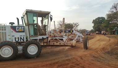 unmiss south sudan road work peacekeeping yambio kotobi juba