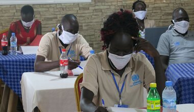 UNMISS in Bor turns activists into trainers on COVID-19 awareness
