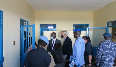 unmiss unpol quick impact projects police south sudan police service yei checkpoint healthcare juba capacity building united nations un peacekeepers