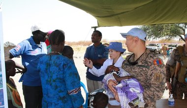 unmiss south sudan unity mongolia peacekeepers free medical care protection of civilians