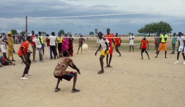 unmiss south sudan bentiu peacekeeping sports peace unity harmony reconciliation volleyball interaction