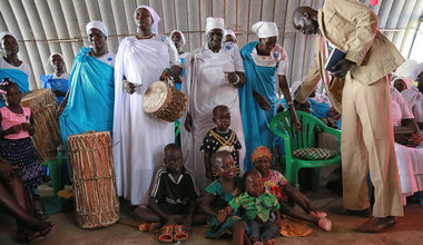 UNMISS Juba IDPs Christmas Day Eve PoC church mass service South Sudan
