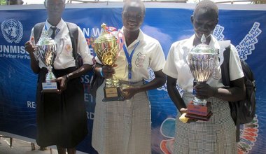 Essay winner in Rumbek: “Women may be the only hope left to bring peace to South Sudan” 