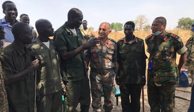 UNMISS protection of civilians displaced civilians peacekeepers South Sudan peacekeeping Rwanda Blue Beret Bunj Upper Nile Force Commander