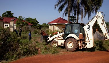 unmiss south sudan protection of civilians engineers renovation humanitarian assistance COVID-19 coronavirus Yambio peacekeepers peacekeeping Western Equatoria