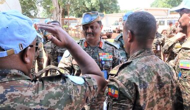 unmiss south sudan protection of civilians mohan subramanian force commander western equatoria yambio ethiopia 