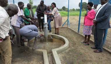 unmiss south sudan central equatoria state quick impact project bore holes intercommunal violence gender-based violence water