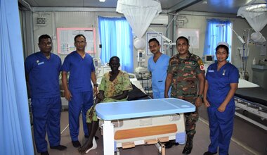 UNMISS protection of civilians medical doctors civilians communities peacekeepers South Sudan peacekeeping Sri Lanka COVID-19
