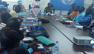 Peace South Sudan UNMISS UN peacekeeping peacekeepers development elections constitution capacity building role of security women protection gender-based violence