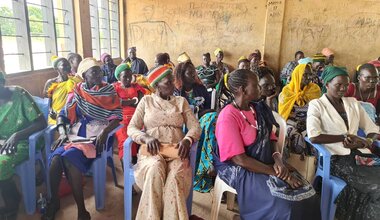 UNMISS civil affairs women peacebuilding grassroots rumbek lakes aliamtoc reconciliation