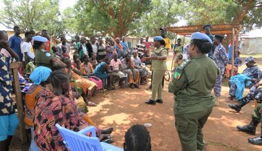 Peace South Sudan UNMISS UN peacekeeping peacekeepers development elections constitution capacity building discussion training police UNPOL livelihoods