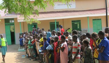 UNMISS khorgana quick impact projects western bahr el ghazal school education children girls