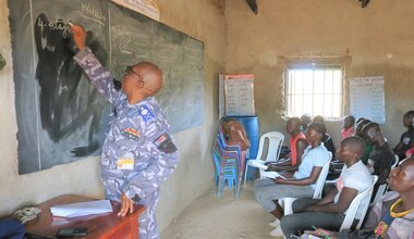 Peace South Sudan UNMISS UN peacekeeping peacekeepers development elections constitution capacity building training Human Rights Child Protection Gender UNPOL