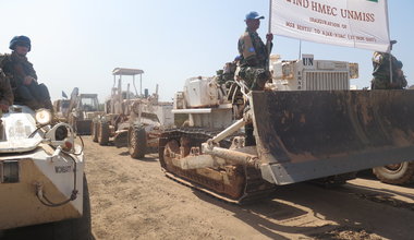 Indian engineers begin road rehabilitation in Unity region of South Sudan