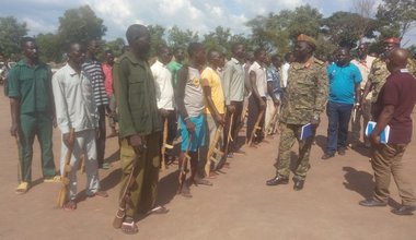 south sudan unmiss inspection cantonment site sue yambio child soldiers abducted women opposition forces